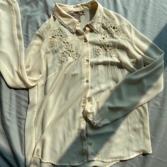 LACE BLOUSE - Picture 1 of 2